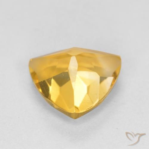 9,17 ctw natürlicher Helles Gold Citrin, Trillion, VVS-VS