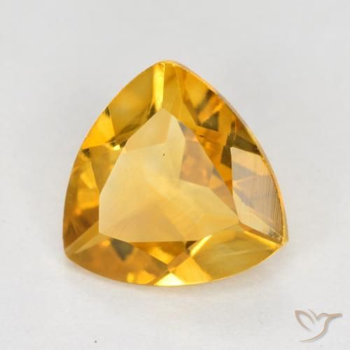 9,17 ctw natürlicher Orange-Gold Citrin, Trillion, VVS-VS