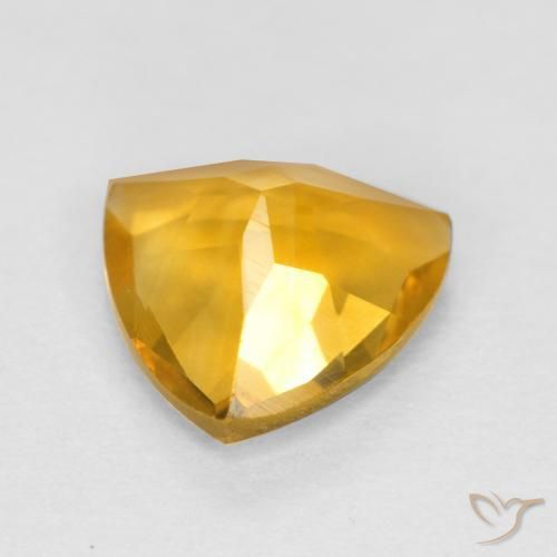 9,17 ctw natürlicher Orange-Gold Citrin, Trillion, VVS-VS