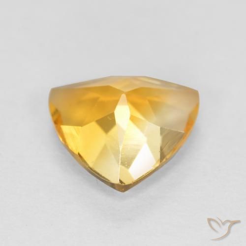 9,17 ctw natürlicher Mittel-Dunkelgold Citrin, Trillion, VVS-VS