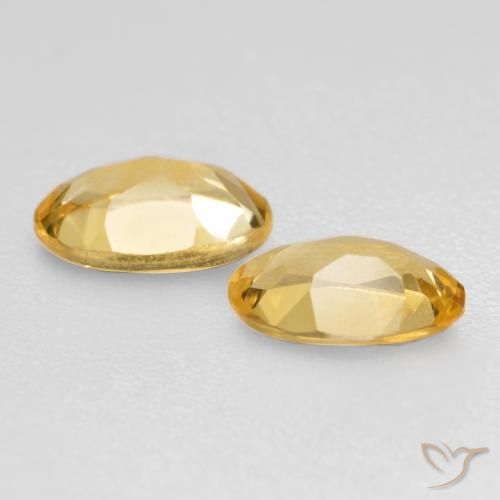 0.73 ct natürliche Mittelgold Citrin-Edelsteine, Oval, VVS-VS