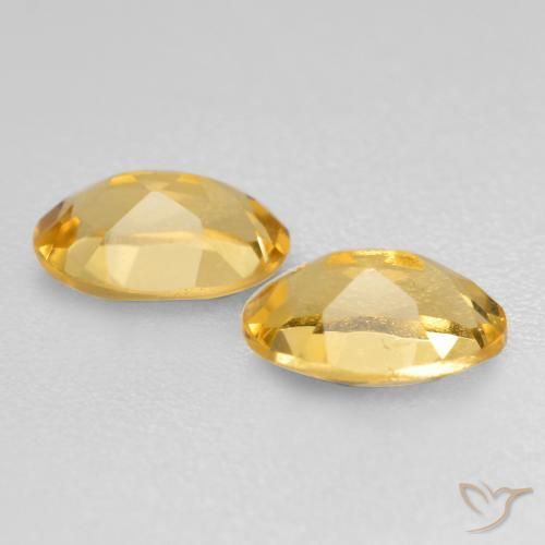 0.80 ct natürliche Mittelhelles Gold Citrin-Edelsteine, Oval, VS