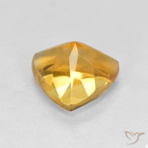 9,17 ctw natürlicher Mittel-Helles Orange-Gold Citrin, Trillion, VVS-VS
