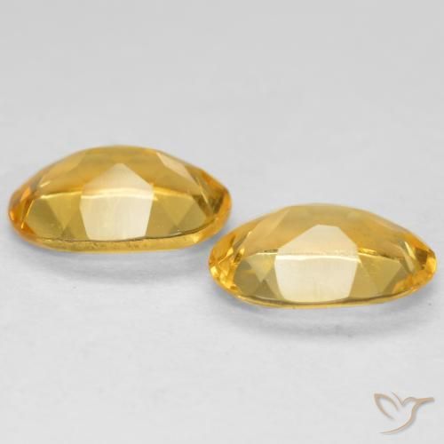 0.74 ct natürliche Mittelgold Citrin-Edelsteine, Oval, VS