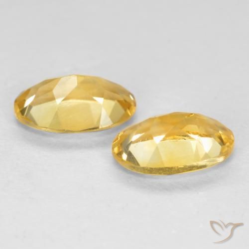 0.68 ct natürliche Mittelgold Citrin-Edelsteine, Oval, VS