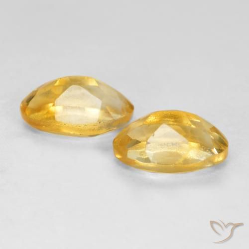 0.90 ct natürliche Mittelgold Citrin-Edelsteine, Oval, VS