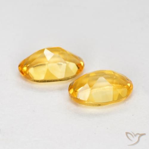 0.81 ct natürliche Mittel-Dunkelgold Citrin-Edelsteine, Oval, VS