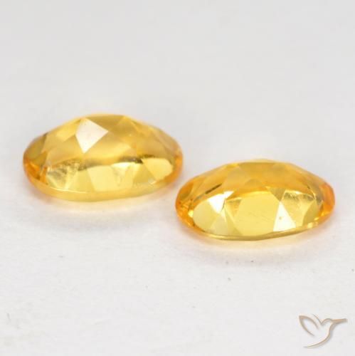 0.78 ct natürliche Dunkelgolden Citrin-Edelsteine, Oval, VS