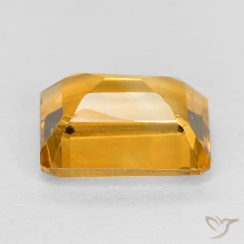 9,17 ctw natürlicher Orange-Gold Citrin, Oktagonschliff, VS