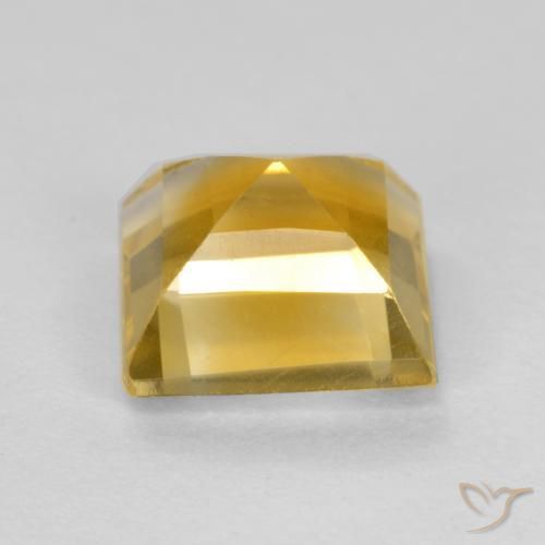 9,17 ctw natürlicher Golden Citrin, Quadrat, VS