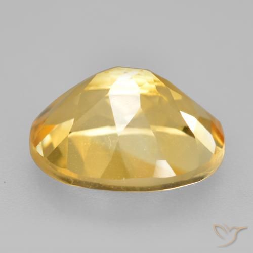 9,17 ctw natürlicher Mittel-Dunkelgold Citrin, Oval, VS