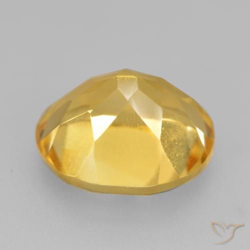 9,17 ctw natürlicher Mittelgold Citrin, Oval, VS