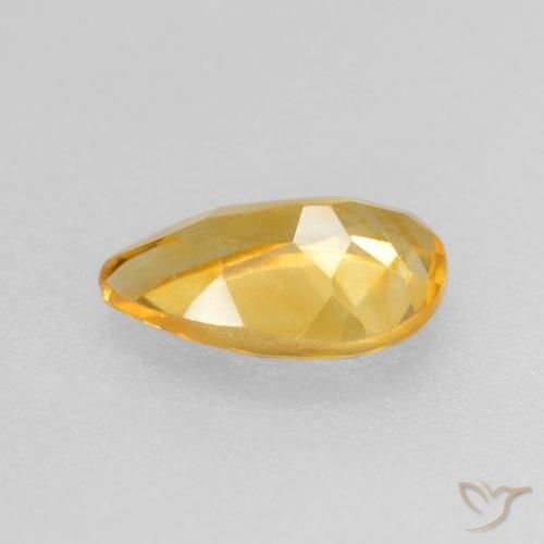 9,17 ctw natürlicher Top-Gold Citrin, Birnenform, VS