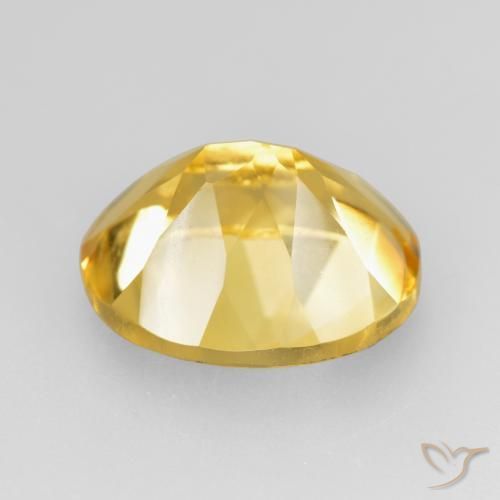 9,17 ctw natürlicher Mittelgold Citrin, Oval, VVS-VS