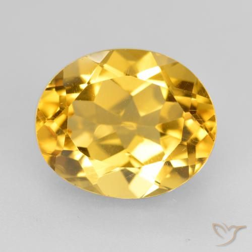 4.62ct Natürlicher Mittleres Gold Citrin, Oval, VVS-VS