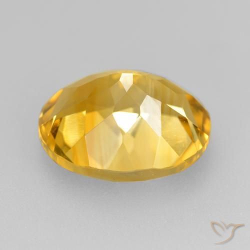 9,17 ctw natürlicher Mittelhelles Gold Citrin, Oval, VVS-VS