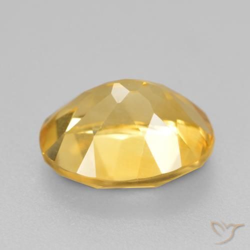 9,17 ctw natürlicher gold-orange Citrin, Oval, VS