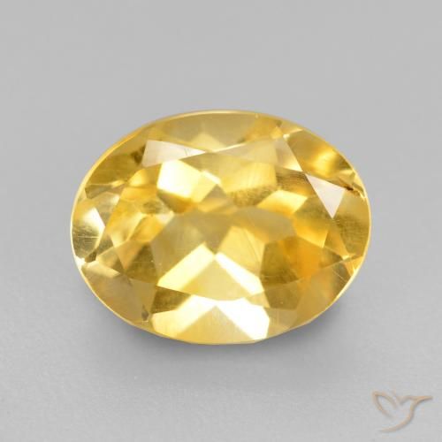 1.84ct Natürlicher Mittleres Gold Citrin, Oval, VS