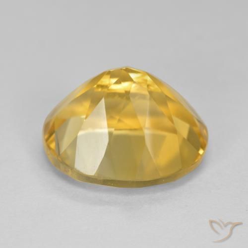 9,17 ctw natürlicher Mittelgold Citrin, Oval, VVS-VS