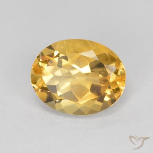 9,17 ctw natürlicher Mittleres Gold Citrin, Oval, VVS-VS