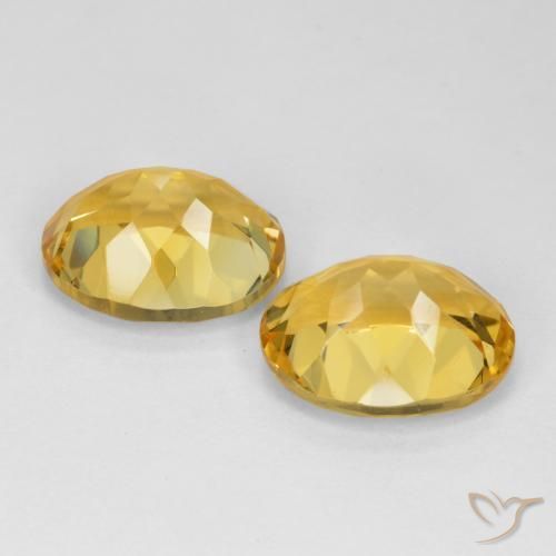 9.22 ct natürliche Golden Citrin-Edelsteine, Oval, VVS-VS