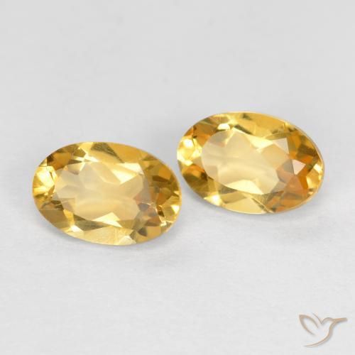 0.86 ct natürliche Golden Citrin-Edelsteine, Oval, VVS-VS