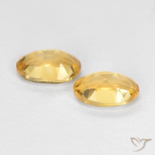 0.86 ct natürliche Golden Citrin-Edelsteine, Oval, VVS-VS