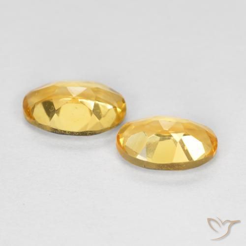 0.80 ct natürliche Golden Citrin-Edelsteine, Oval, VVS-VS