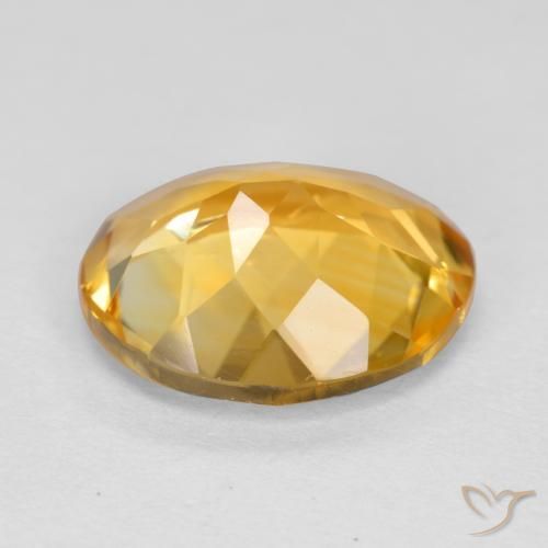 9,17 ctw natürlicher gold-orange Citrin, Oval, VVS