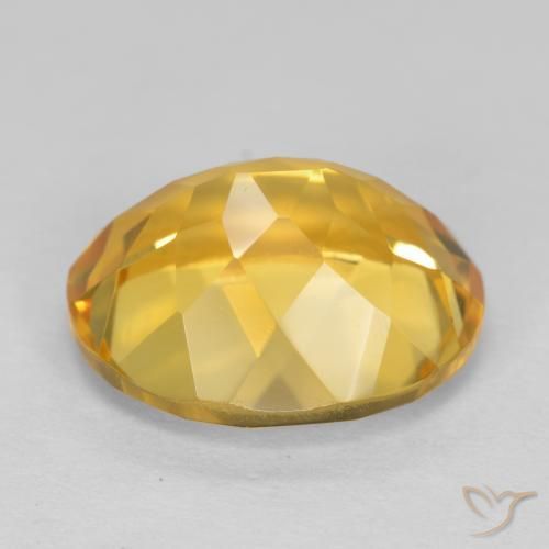 9,17 ctw natürlicher gold-orange Citrin, Oval, VVS