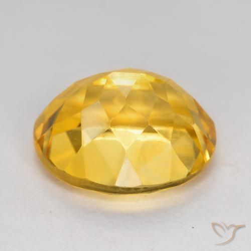 9,17 ctw natürlicher gold-orange Citrin, Oval, VVS
