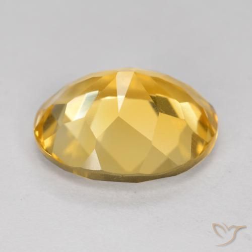 9,17 ctw natürlicher Mittelgold Citrin, Oval, VVS