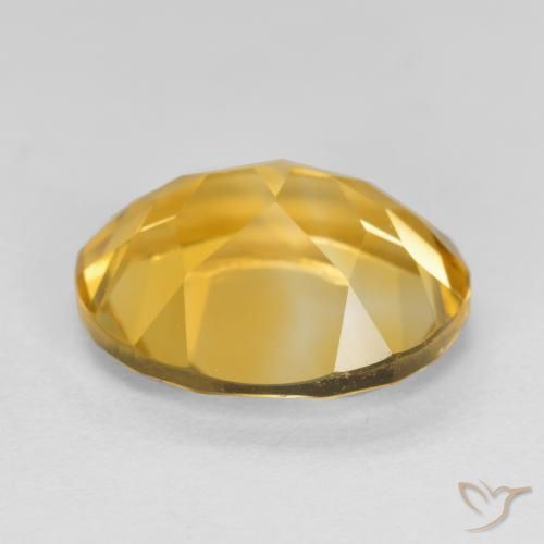 9,17 ctw natürlicher Golden Citrin, Oval, VVS-VS