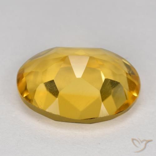9,17 ctw natürlicher Golden Citrin, Oval, VS