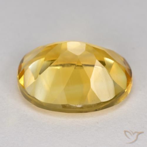9,17 ctw natürlicher Mittelgold Citrin, Oval, VS