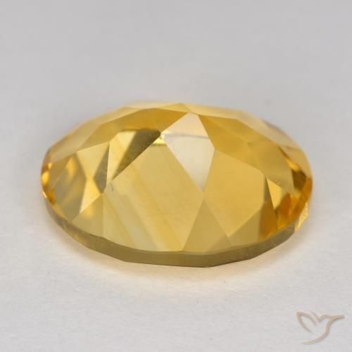 9,17 ctw natürlicher gold-orange Citrin, Oval, VS