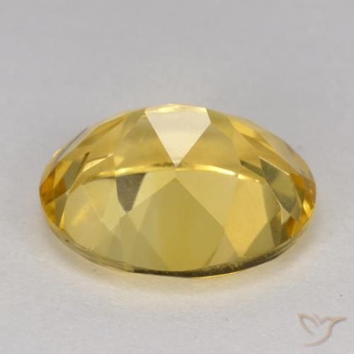 9,17 ctw natürlicher Mittelgold Citrin, Oval, VS