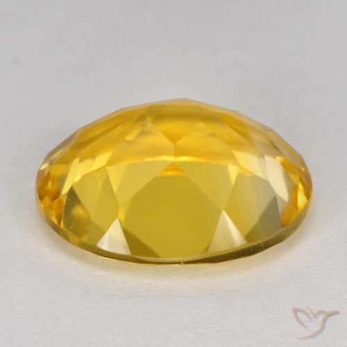 9,17 ctw natürlicher Mittelgold Citrin, Oval, VS