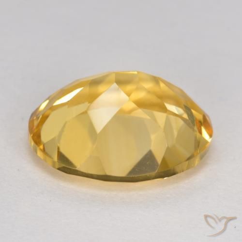 9,17 ctw natürlicher gold-orange Citrin, Oval, VS