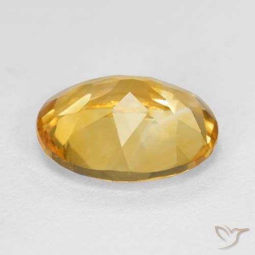 9,17 ctw natürlicher gold-orange Citrin, Oval, VS