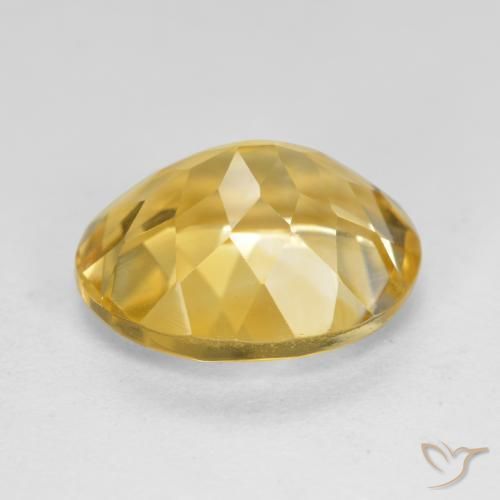 9,17 ctw natürlicher Mittelgold Citrin, Oval, VS