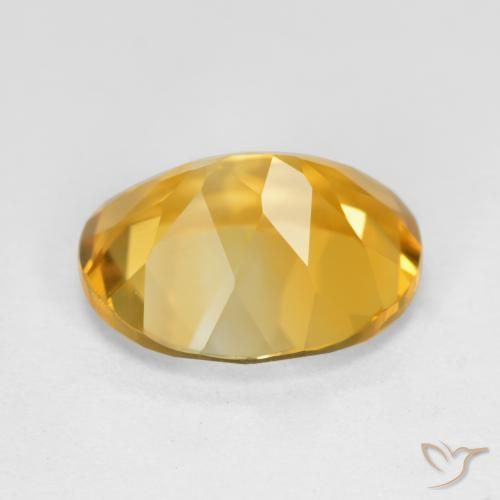 9,17 ctw natürlicher Tiefes Gold Citrin, Oval, VVS-VS