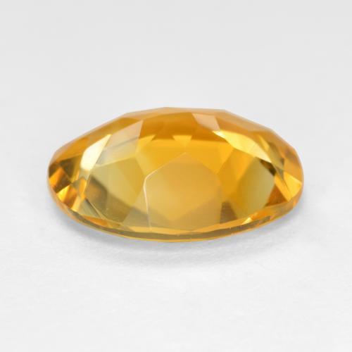 3,18 ctw natürlicher goldener Citrin, Oval Schliff, VVS-VS
