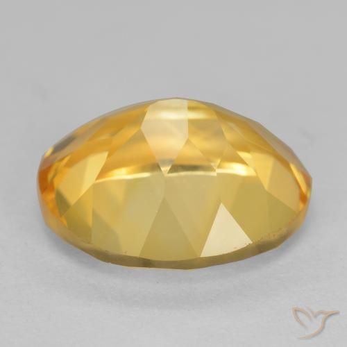 9,17 ctw natürlicher gold-orange Citrin, Oval, VS