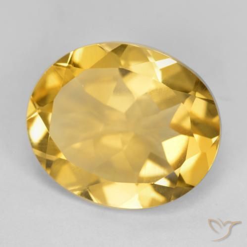 9,17 ctw natürlicher Mittleres Gold Citrin, Oval, VS