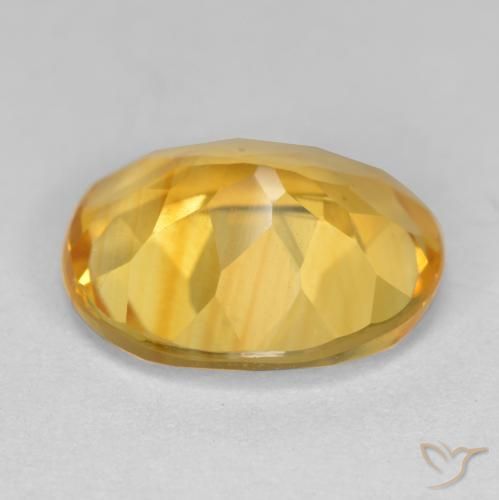 9,17 ctw natürlicher Golden Citrin, Oval, VS
