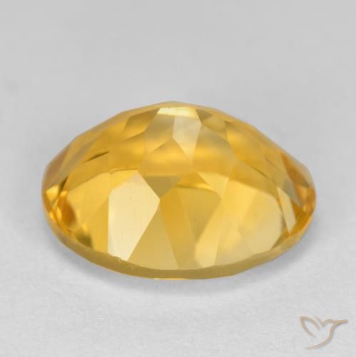 9,17 ctw natürlicher Helles Gold Citrin, Oval, VS