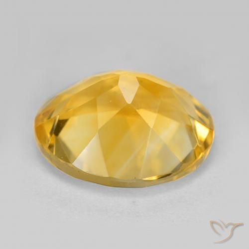 9,17 ctw natürlicher gold-orange Citrin, Oval, VS