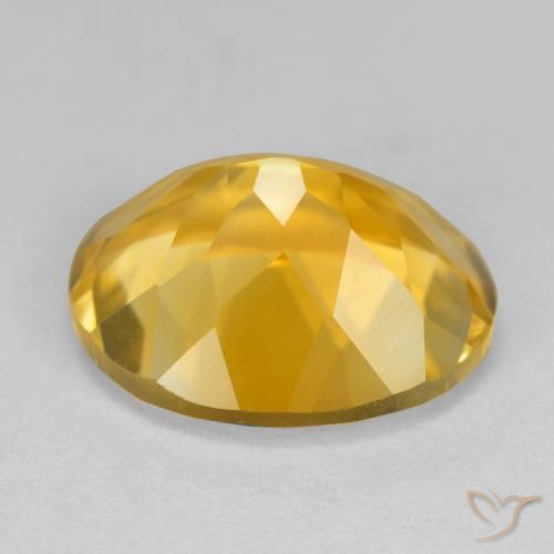 9,17 ctw natürlicher Helles Gold Citrin, Oval, VS