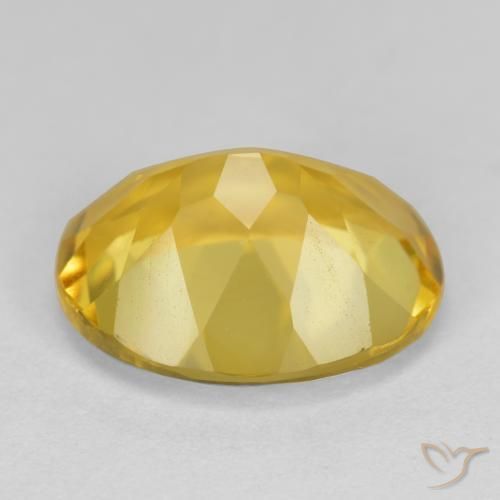 9,17 ctw natürlicher gold-orange Citrin, Oval, VS